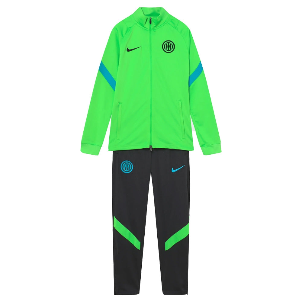 2021-2022 Inter Milan CL Dry Tracksuit (Green Strike) - Kids_0