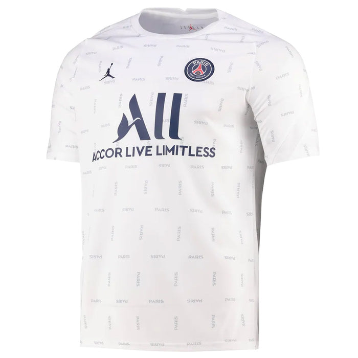 2021-2022 PSG Pre-Match Training Jersey (White)