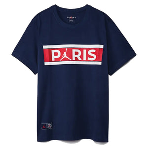 2021-2022 PSG Wordmark Tee (Navy)_0