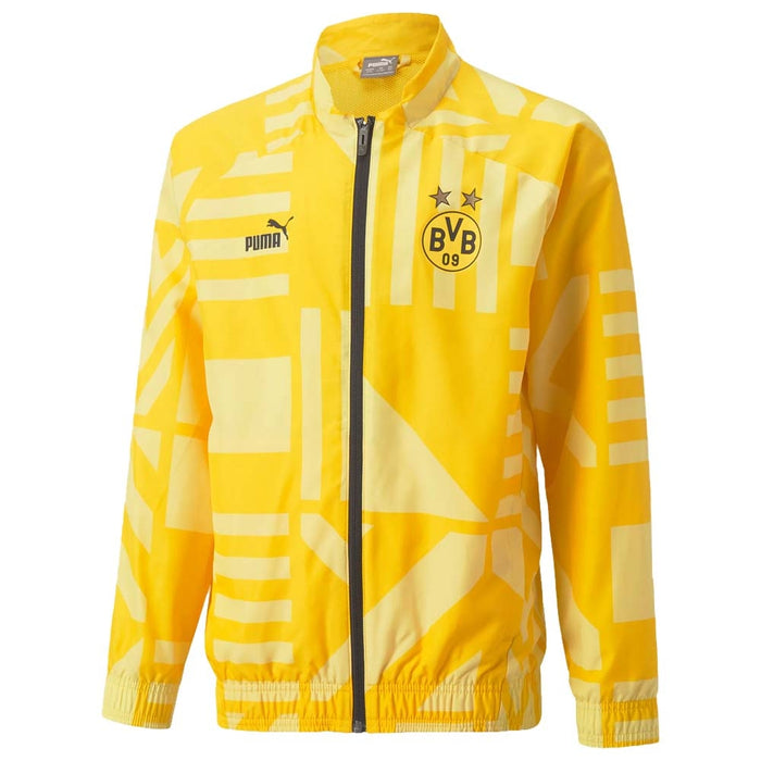 2022-2023 Borussia Dortmund Pre-Match Jacket (Yellow) - Kids