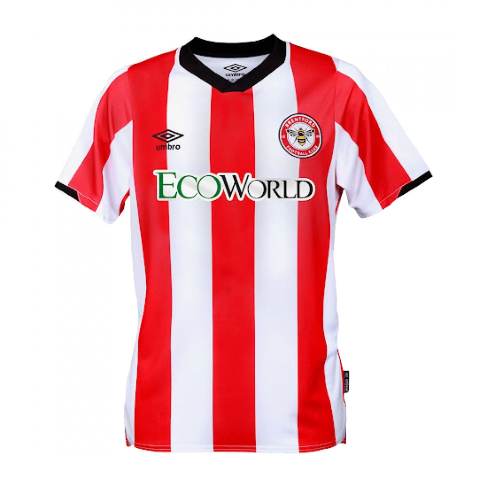 Brentford 2019-20 Home Shirt ((Excellent) 3XL) (Mbeumo 19)_3