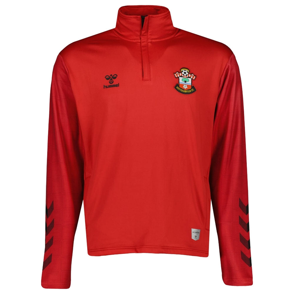 2021-2022 Southampton Home Quarter Zip Sweat Top (Red)_0