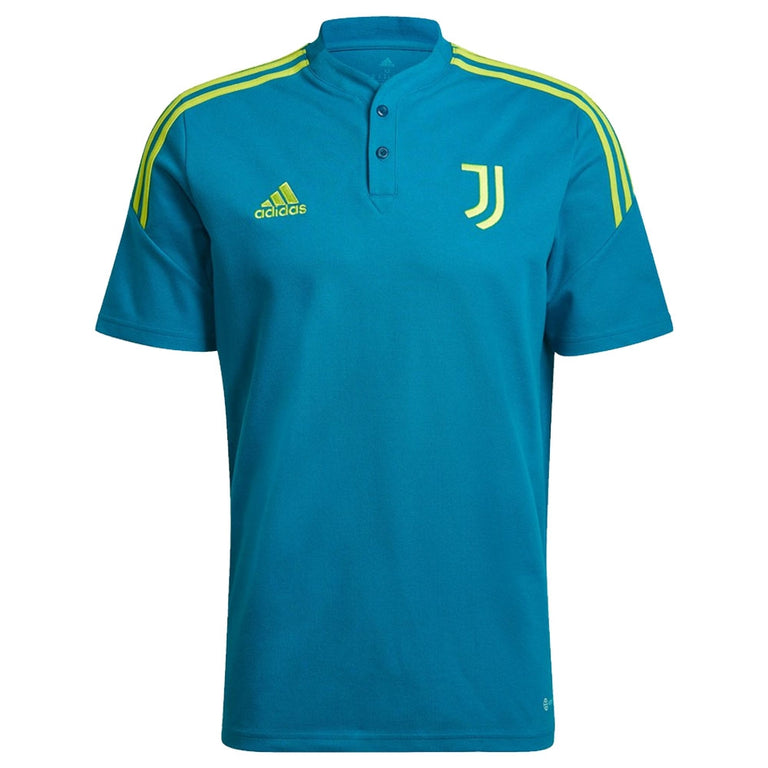 2022 2023 Juventus Training Polo Shirt Active Teal Classic Football Kit