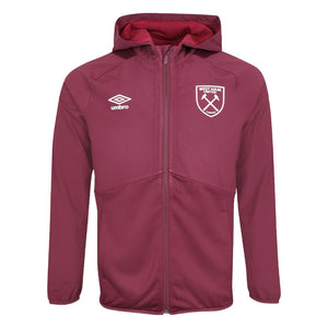 2022-2023 West Ham Shower Jacket (U) - Red Plum_0