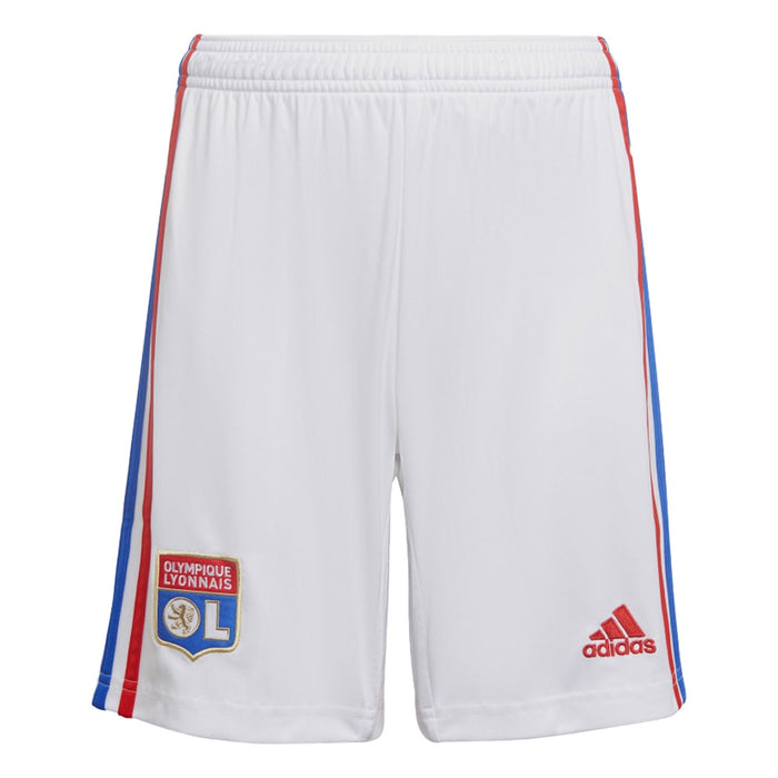 2022-2023 Olympique Lyon Home Shorts (White) - Kids