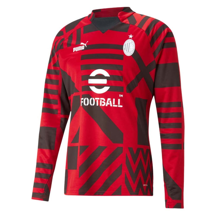 2022-2023 AC Milan Pre-Match Sweat (Red)