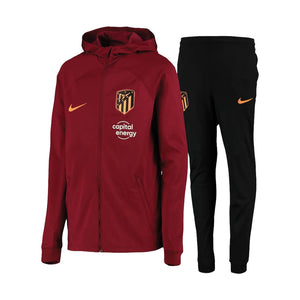 2022-2023 Atletico Madrid Strike Hooded Tracksuit (Team Red) - Kids_0