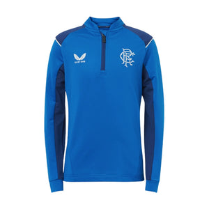 2022-2023 Rangers Training Half Zip (Blue) - Kids_0