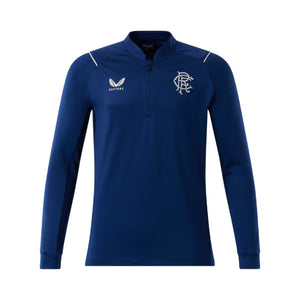 2022-2023 Rangers Quarter Zip Training Top (Navy)_0