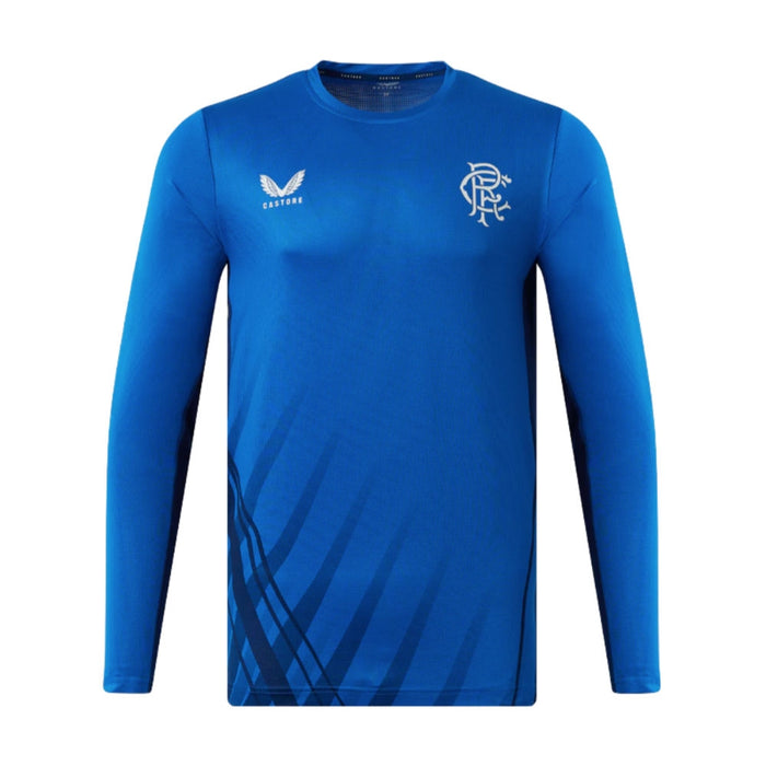 2022-2023 Rangers Long Sleeve Training Tee (Blue)