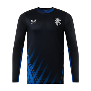 2022-2023 Rangers Training Long Sleeve Tee (Black)_0