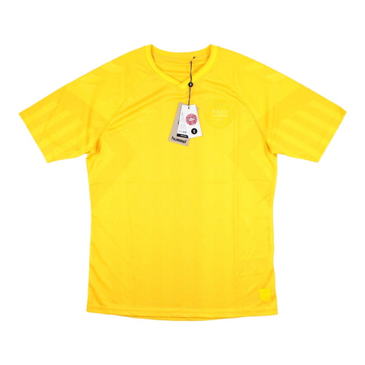 2022-2023 Denmark Away Goalkeeper Jersey (Yellow) - Kids_0