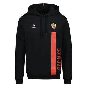 2023-2024 OGC Nice Fanwear Hooded Sweater (Black)_0