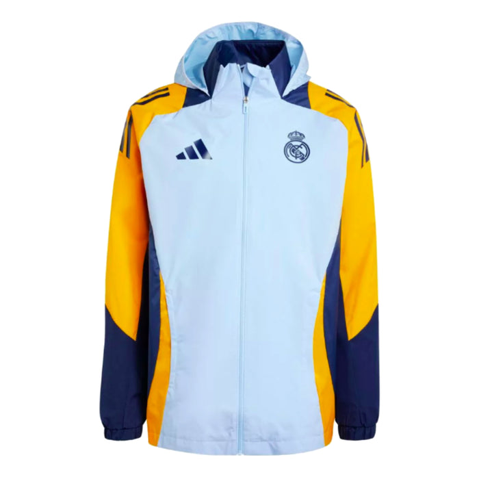 2024-2025 Real Madrid Allweather Jacket (Glow Blue)