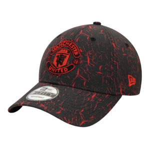 Manchester United AOP 9FORTY Crinkle Cap (Black-Scarlet)_0