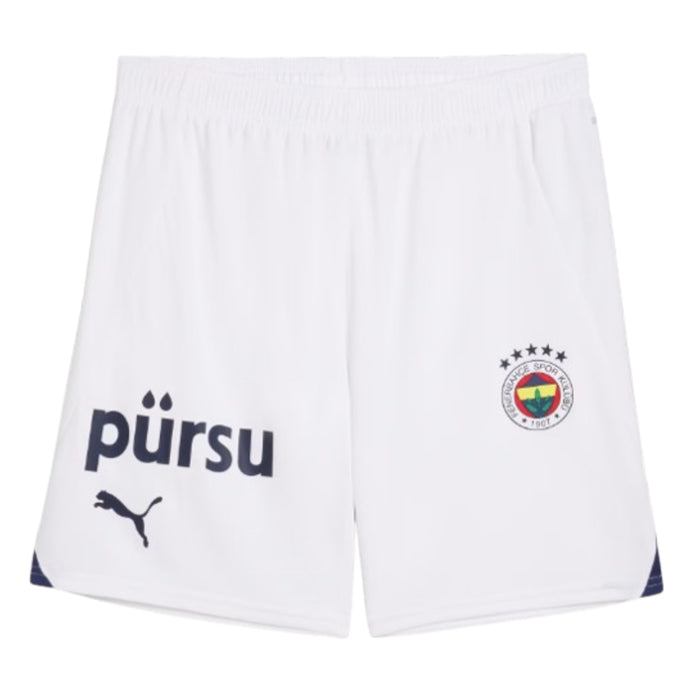 2024-2025 Fenerbahce Home Shorts (White)