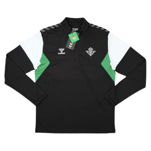 2023-2024 Real Betis 1/4 Zip Training Top (Black)_0