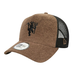 Manchester United 9FORTY E-Frame Terry Trucker Cap (Brown)_0