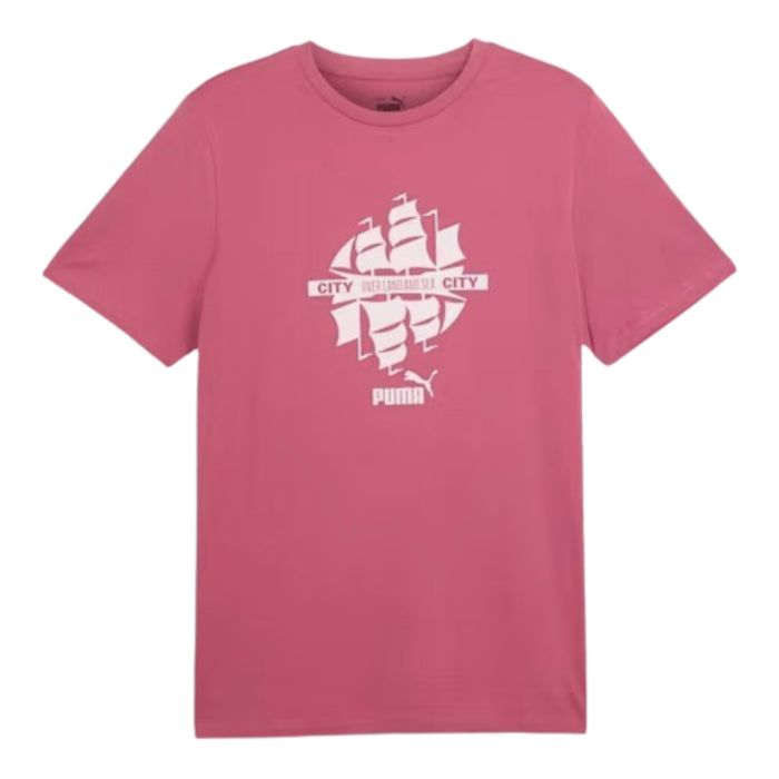 2024-2025 Man City ftblCulture Tee (Dusty Orchid)