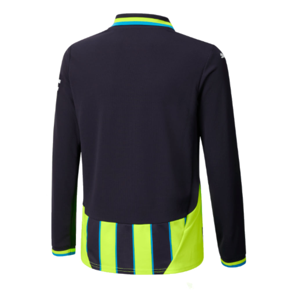 2024-2025 Man City Away Long Sleeve Shirt (Kids)_1
