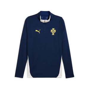2025-2026 Portugal Training 1/4 Zip Top (Persian Blue)_0
