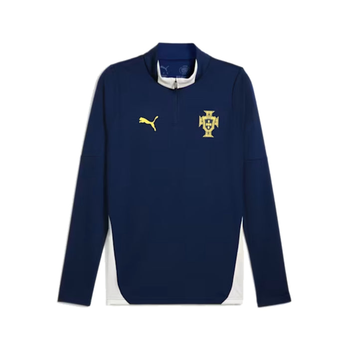2025-2026 Portugal Training 1/4 Zip Top (Persian Blue)