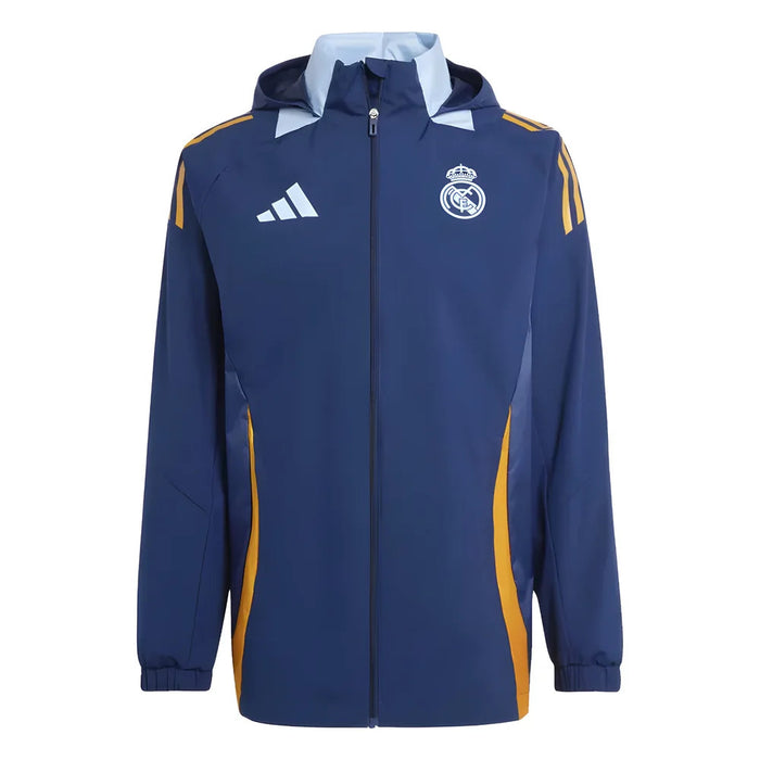 2024-2025 Real Madrid Allweather Jacket (Navy)