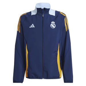 2024-2025 Real Madrid Presentation Jacket (Navy) - Kids_0