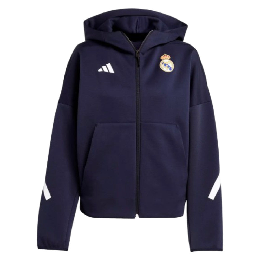 2025-2026 Real Madrid Anthem Jacket (Legend Ink) - Womens_0