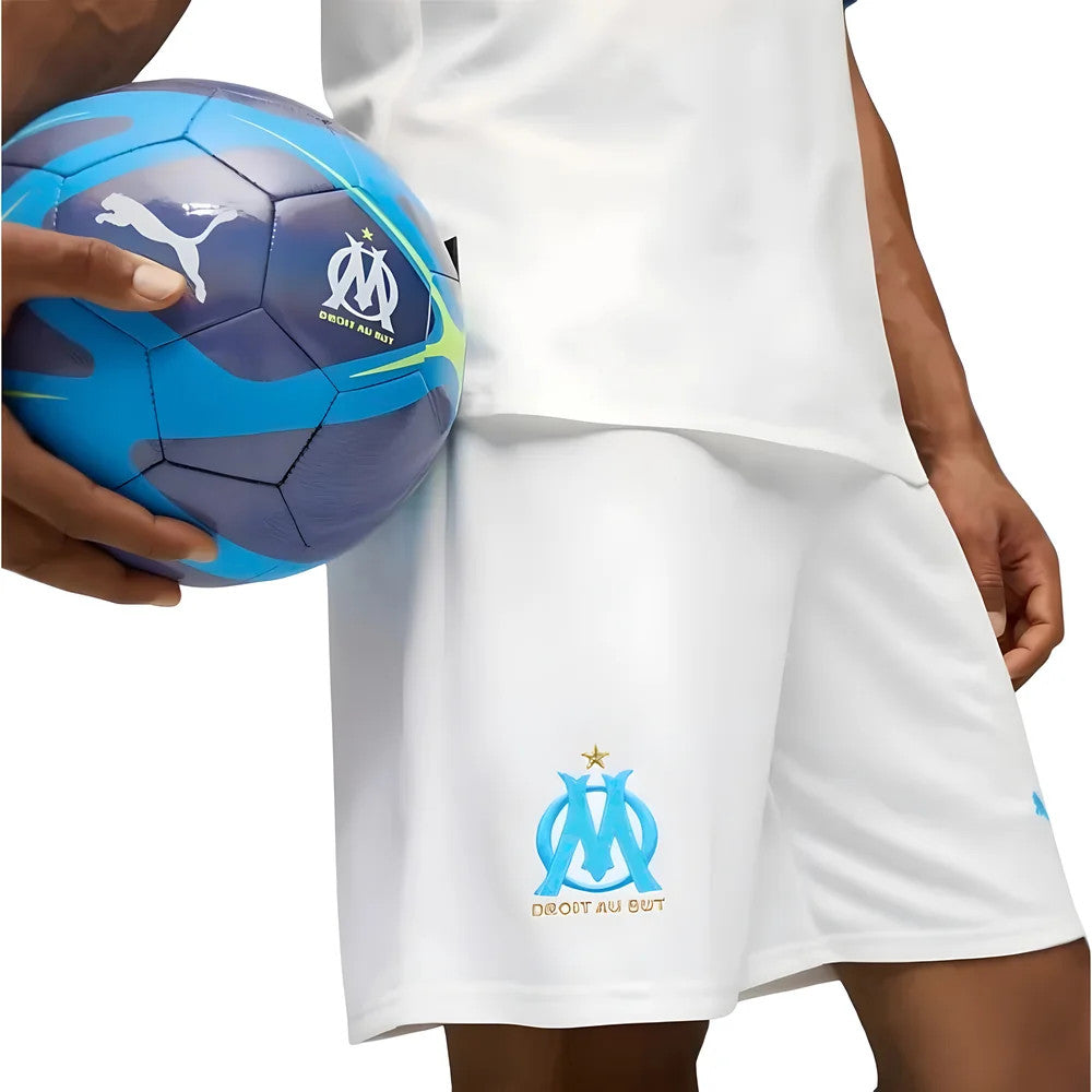 2025-2026 Marseille Home Shorts (White)_1