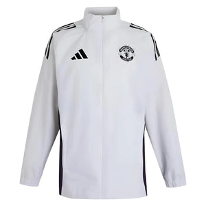 2025-2026 Man Utd Allweather Jacket (White)_0