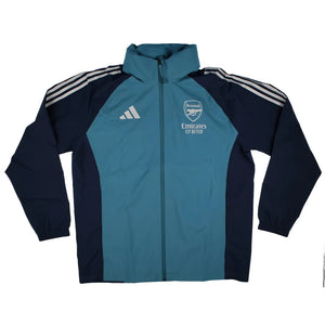 2025-2026 Arsenal Rain Jacket (Blanch Blue)_0