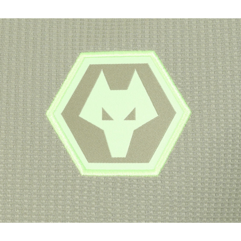 2025-2026 Wolves Players Travel Polo Shirt (Khaki)_2