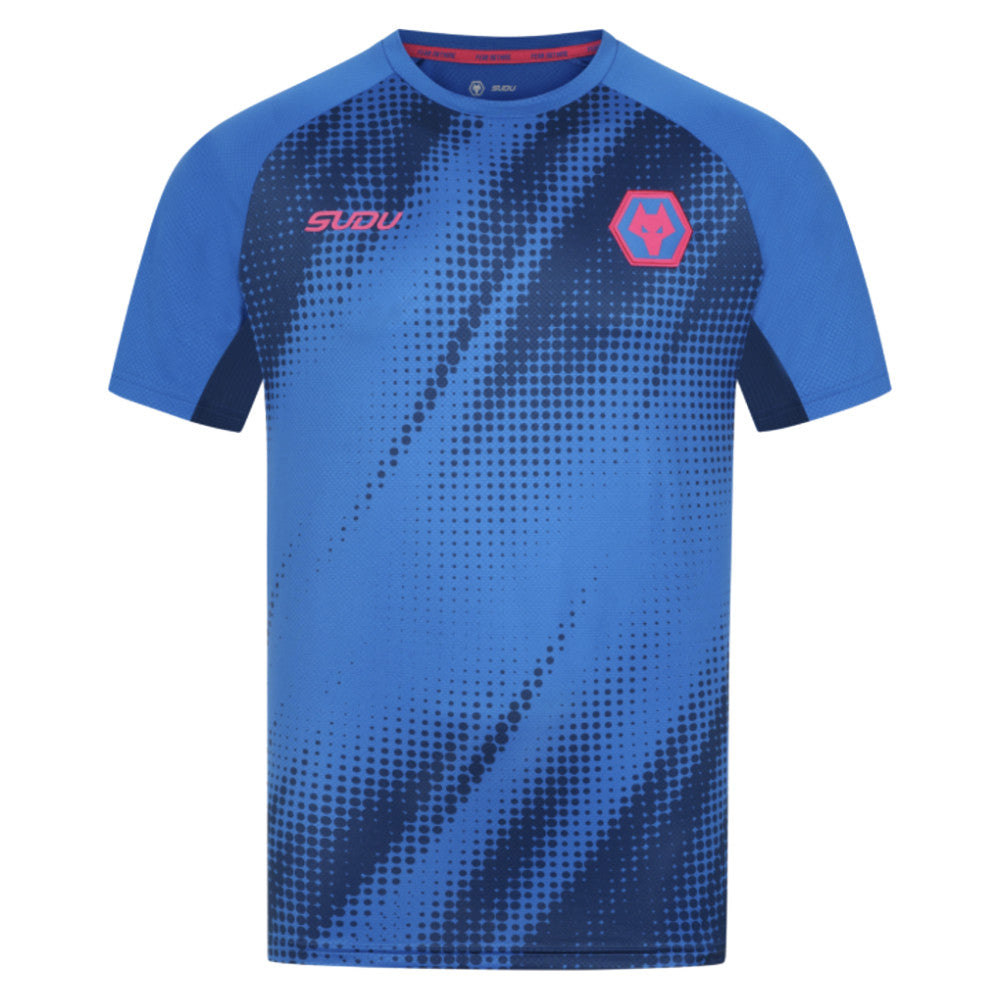 2025-2026 Wolves Players Training T-shirt (Lapis Blue)_0