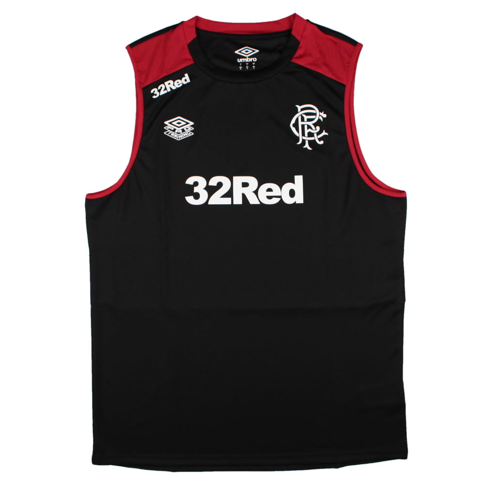 2025-2026 Rangers Pro Training Sleeveless Tee (Caviar)_0