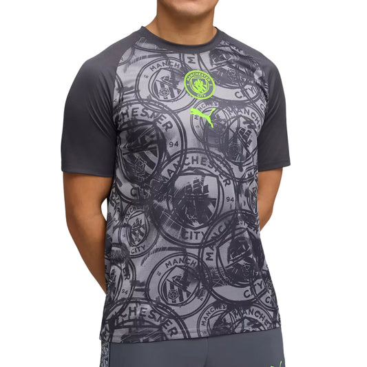 2026 Man City Warm Up Jersey (Gray)_0