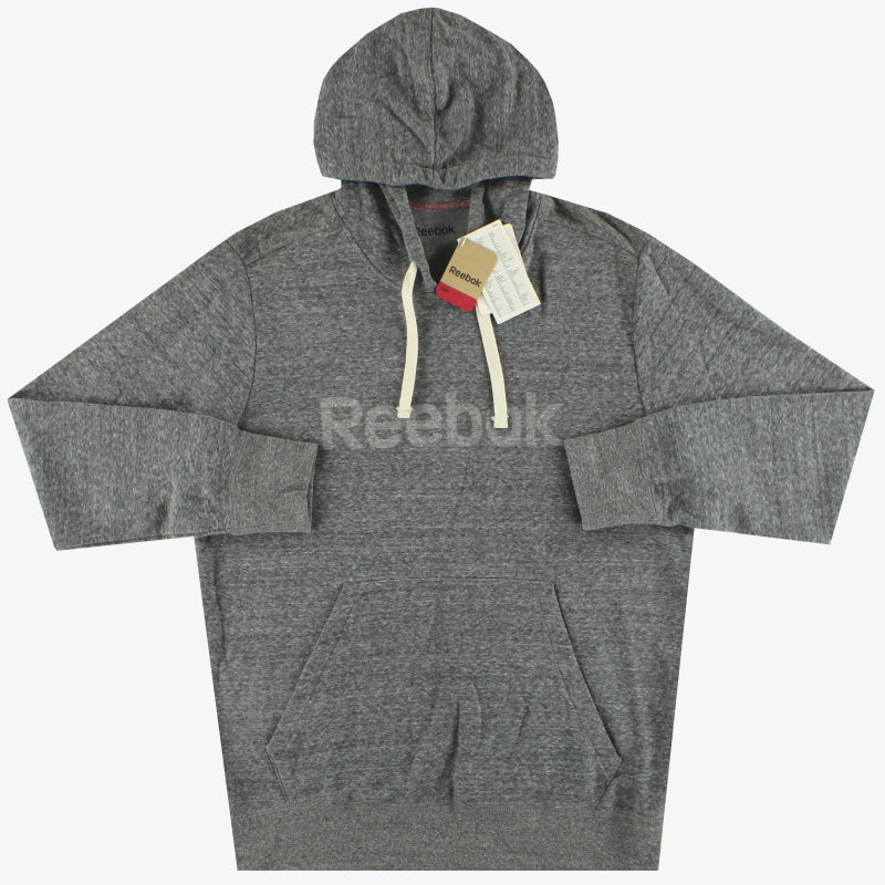 Reebok Extra Soft Herren EL Logo Grau Hoodie *BNIB* L