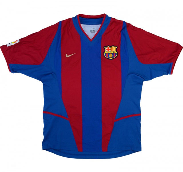 Barcelona 2002-03 Home Shirt ((Very Good) XXL)_0
