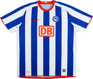 Hertha Berlin 2008-09 Home Shirt ((Good) M)_0