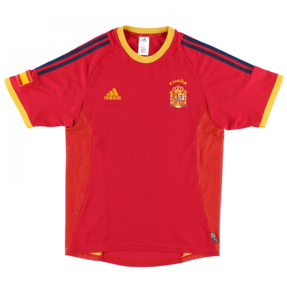 Spain 2002-04 Home Shirt (Good) (Hierro 6)_2