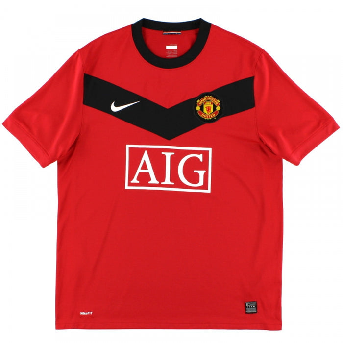 Manchester United 2009-10 Home Shirt ((Excellent) M)