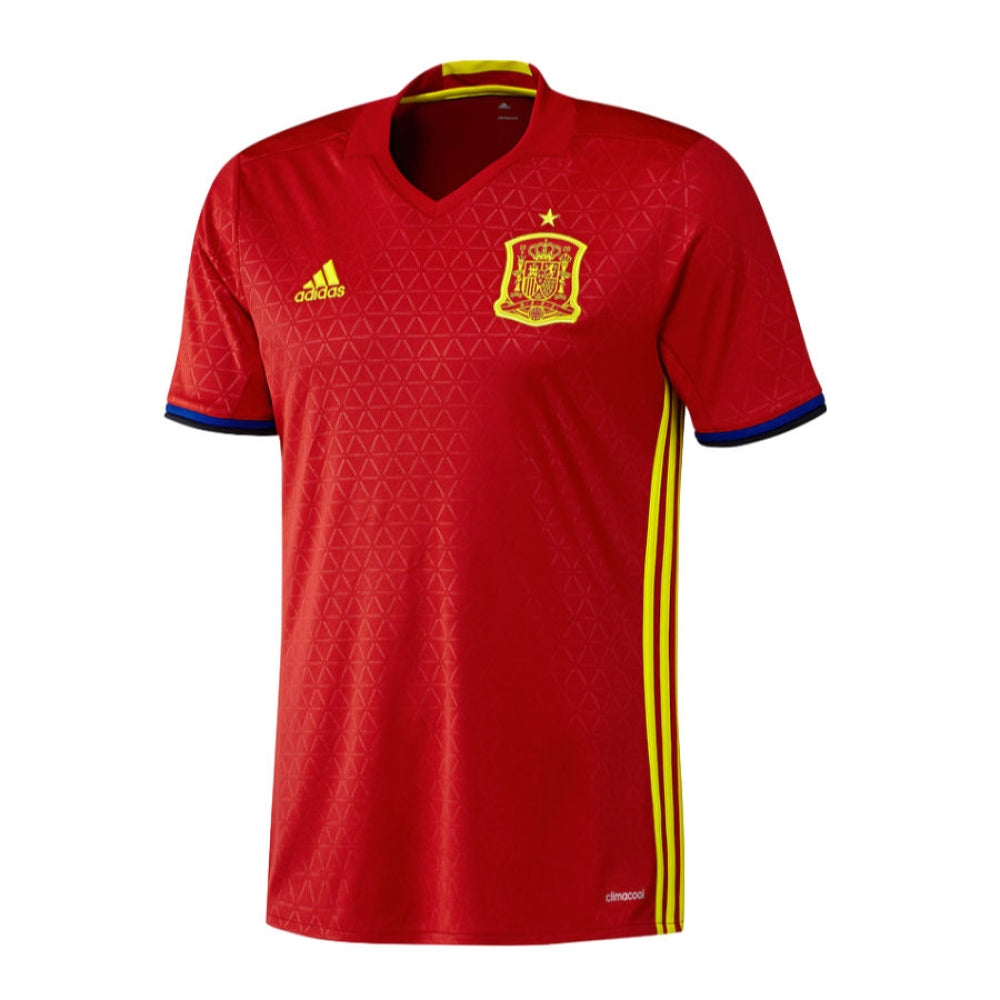 Spain 2016-17 Home Shirt ((Excellent) S)_0