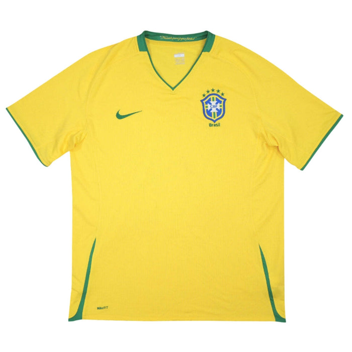 Brazil 2008-10 Home Shirt (S) (Excellent)