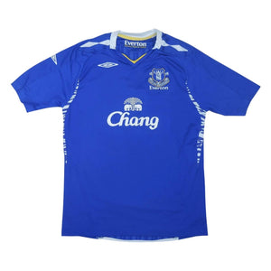 Everton 2007-08 Home Shirt ((Excellent) S) (Yobo 4)_3