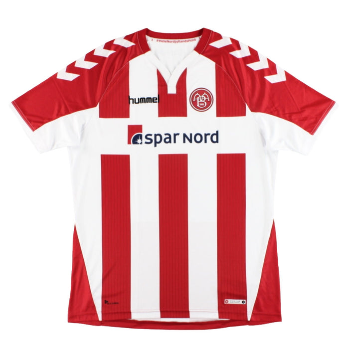 Aalborg 2017-18 Home Shirt ((Mint) L)