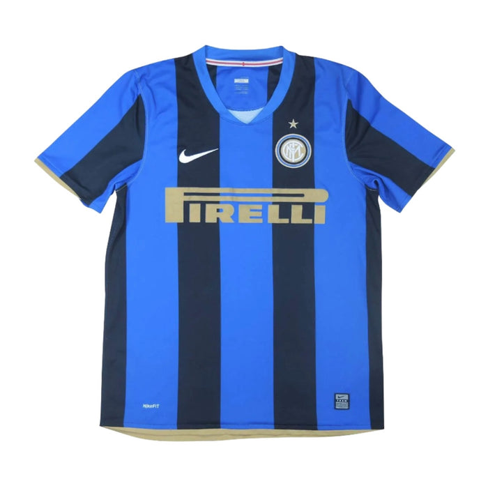 Inter Milan 2008-09 Home Shirt ((Excellent) S)