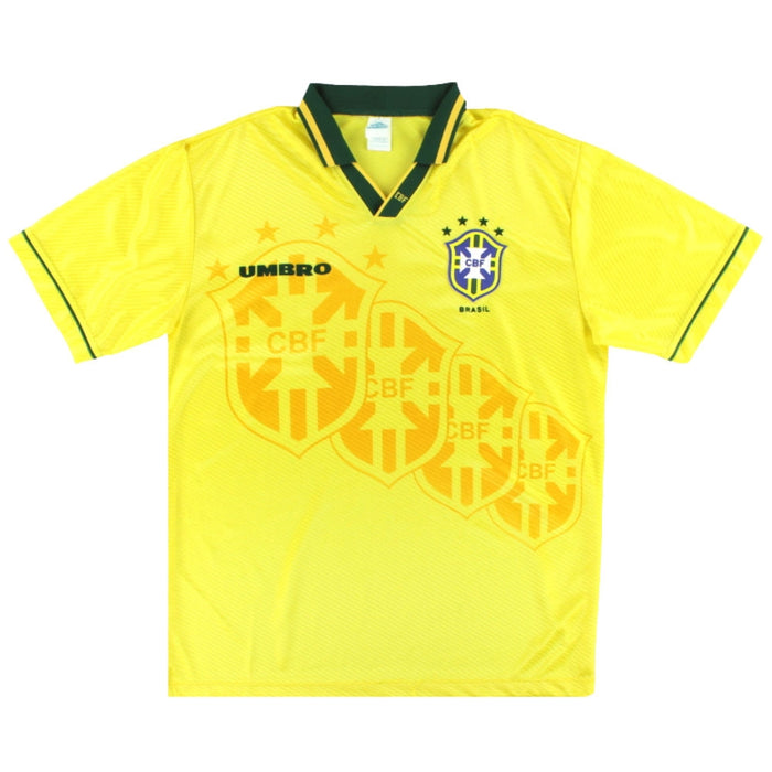 Brazil 1994-95 Home Shirt ((Good) L)