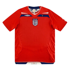 England 2008-10 Away Shirt ((Good) L) (Your Name)_3