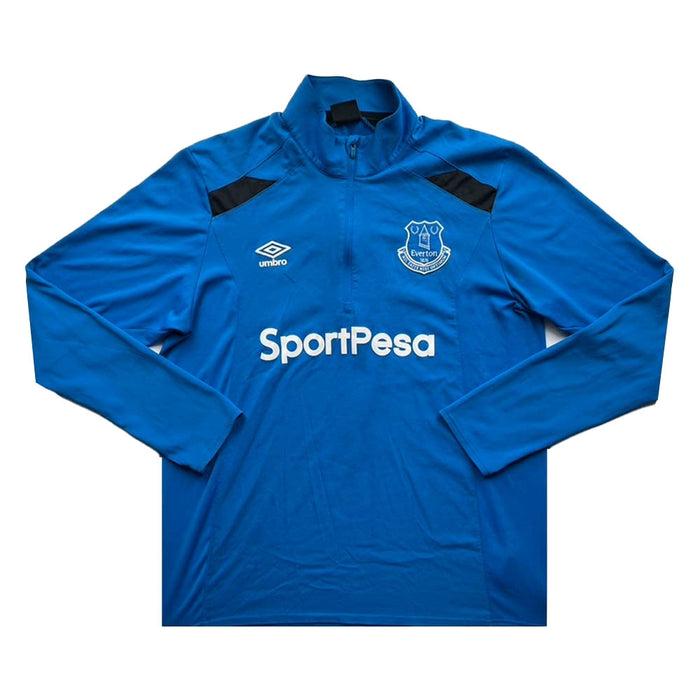 Everton 2019 Umbro Half Zip Training Jumper ((Excellent) XL)