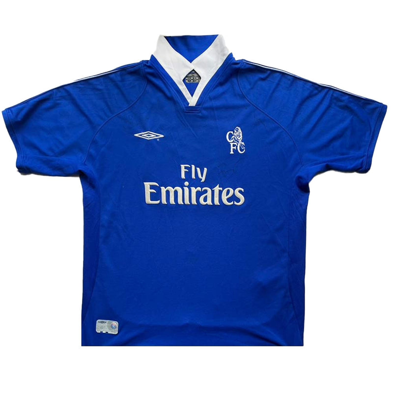 Chelsea 2001-02 Home Shirt SIGNED (Terry #26) ((Very Good) XL)_1